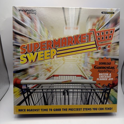Supermarket sweep board - sweep, game