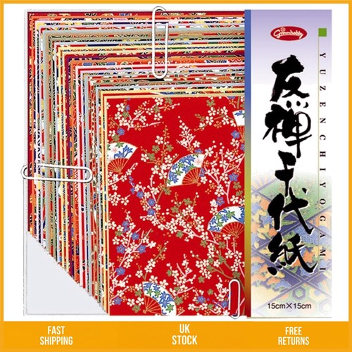Vibrant yuzen washi origami - yuzen,