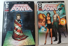 Supreme Power Volumes 1 & 2 Oversized Hardcover HCs JMS Straczynski, Gary Frank