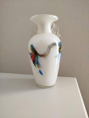 Vintage mid century milk glass - mid,