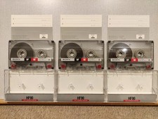3x Sony HF-90 Cassette Tapes 90 Minutes Blank Audio Media (UNUSED)
