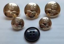 RAF No1 Button Set British Royal Air Force Insignia Buttons For Uniform Jacket