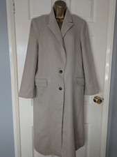 ZARA  Beige Linen Trench Coat