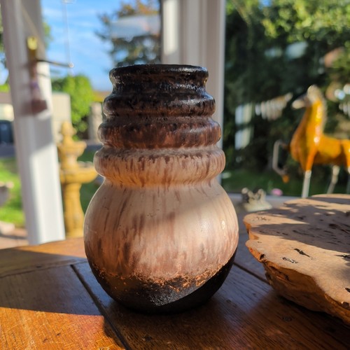 Vintage hand made vase - hand,