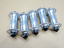 Job Lot Of 5 Raleigh RSP Alloy Front Hubs Rim Brake QR 36H New Old Stock