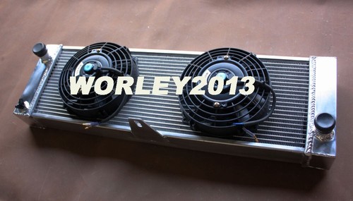 3rows aluminum radiator - +, fan