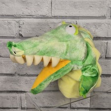 Manhattan Toy Company Crocodile Alligator Hand Puppet Soft Toy Plush Vinyl Teeth