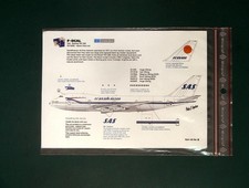 F-Dcal Decals 1/144 14242: Boeing 747 Scadinavian SAS