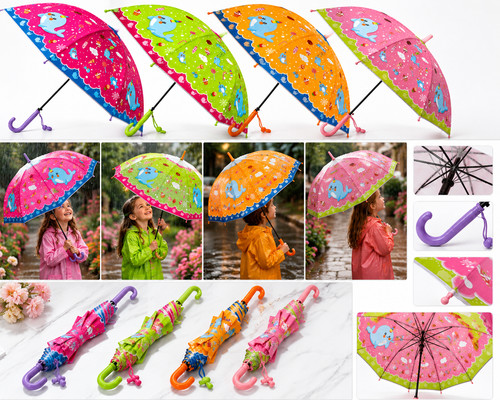 Kids sea life umbrella steel - kids,