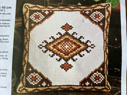 Vintage cushion tapestry - vintage,