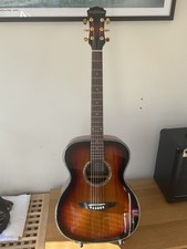 Freshman FALTDKOA 20th Anniversary Acoustic Guitar Koa Sunburst with Case