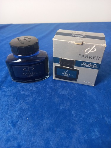 Vintage parker quink ink glass - vintage,