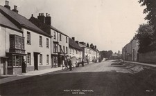 High Street, Honiton, Devon - RARE Postcard (1911)