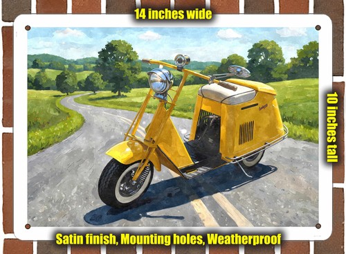 Metal sign 1956 - metal, cushman