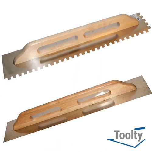 Spread trowel square notched - square,