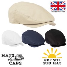 100 cotton flat cap - cotton,