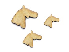 WOODEN MDF HEAD HORSE SHAPE