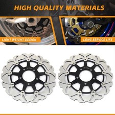 Pair Front Brake Discs For