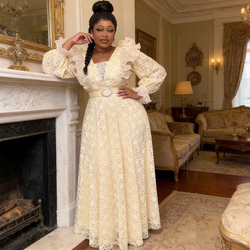 African lace evening - evening, party