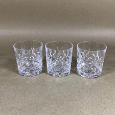 Set of 3 Cut Crystal Whisky