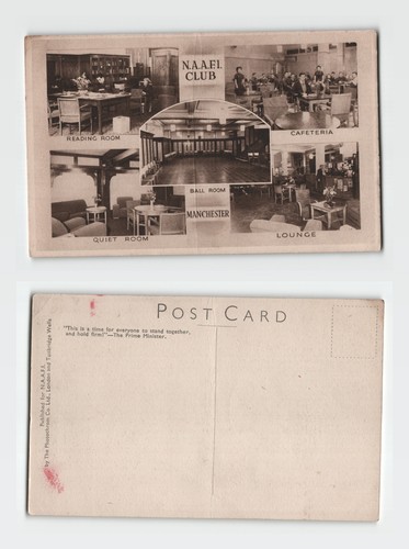 Postcard naafi club - postcard,