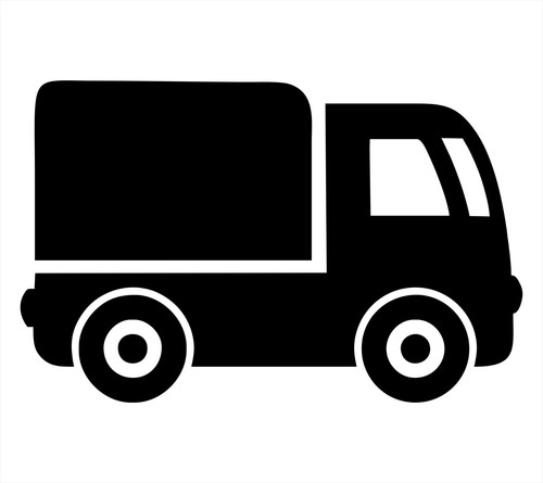 Truck lorry vinyl decal - truck,