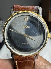Reflex Gold Tone Quartz Watch