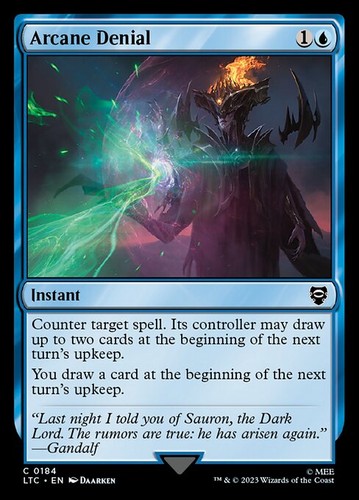Mtg arcane denial - mtg, ~