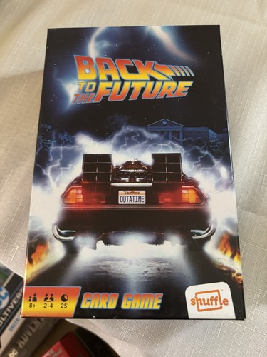 Back the future retro card - future,