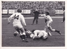Original Press Photo Rugby Union England v Wales John Bevan scores try 1973