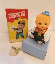 Vintage Red China Shooting Boy