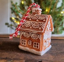Gingerbread Man House Iced