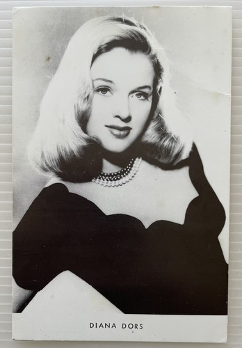 Diana dors vintage postcard - dors,