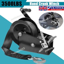 3500lbs Hand Winch Car Marine