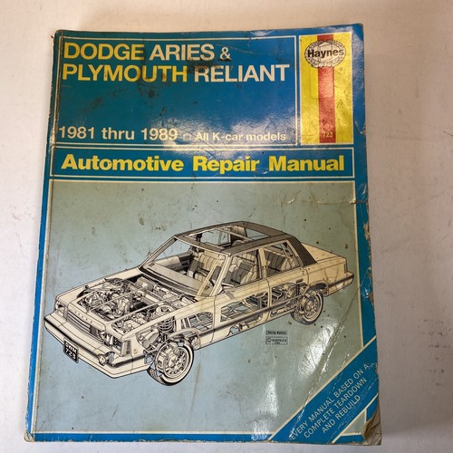 Haynes dodge aries - aries, plymouth