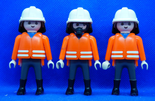 Playmobil fire rescue 3x - fire,