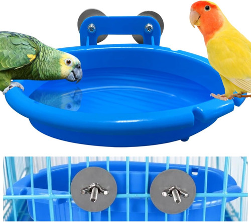 Bird bath for - cage, water