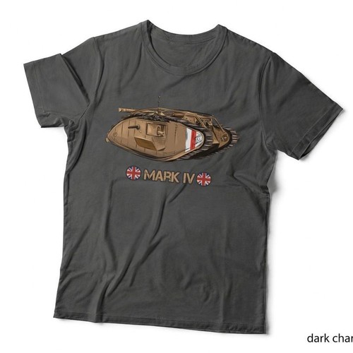 Mark british tank - tank, t-shirt
