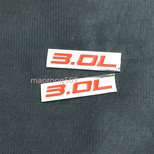 Chrome silver 0l red - 2x, 3.0l