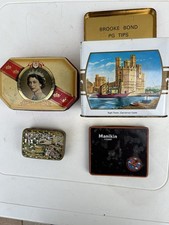 Vintage Tins - Manikin / Tabloid Tea / Queens Coronation / Investiture Of Prince