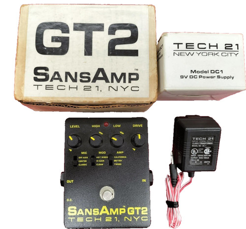 Tech21 sansamp gt2 tube amp - gt2,