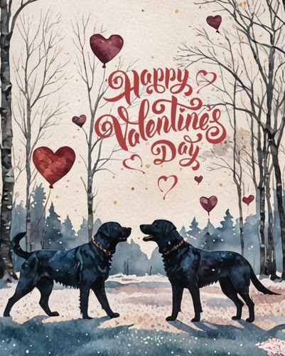 Valentine day card - valentine's,