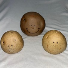 Potatokun Piggy Bank & Salt & Pepper Containers Set Used KaCrafts ZZK