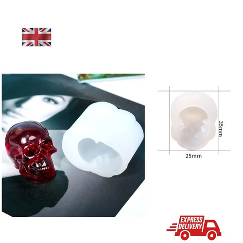 Resin mold silicone skull - resin,