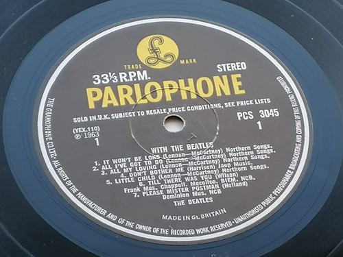 The beatles 1963 lp with - beatles,