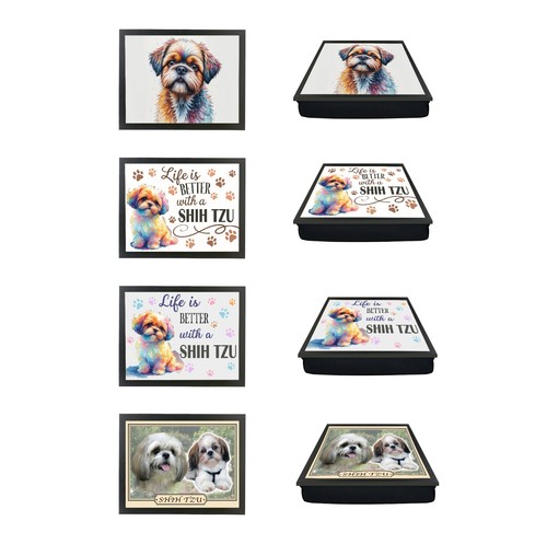 Shih tzu laptray dog - tzu, cushioned