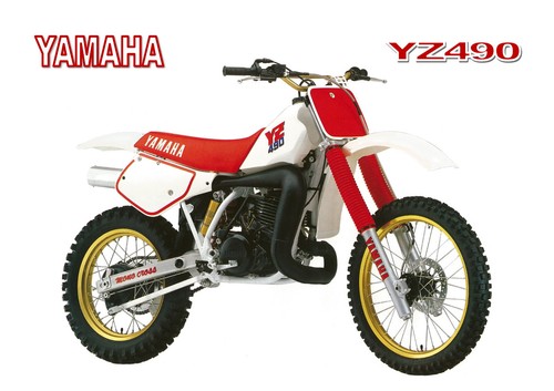 Yamaha poster yz490 - yamaha,