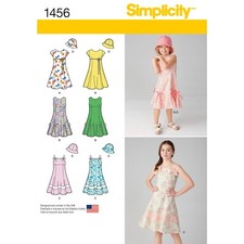 SIMPLICITY 1456 DRESS & HAT