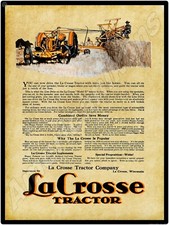 1919 La Crosse Tractors NEW