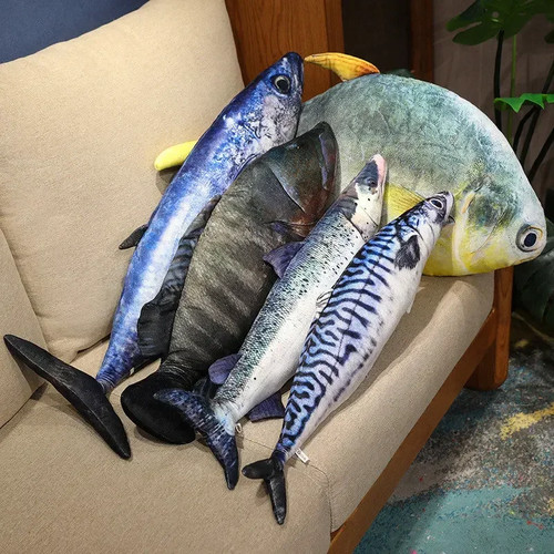Realistic fish plush toy - 3d,